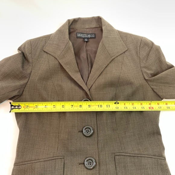 Lafayette 148 wool blazer office jacket 6 … - Picture 15 of 16